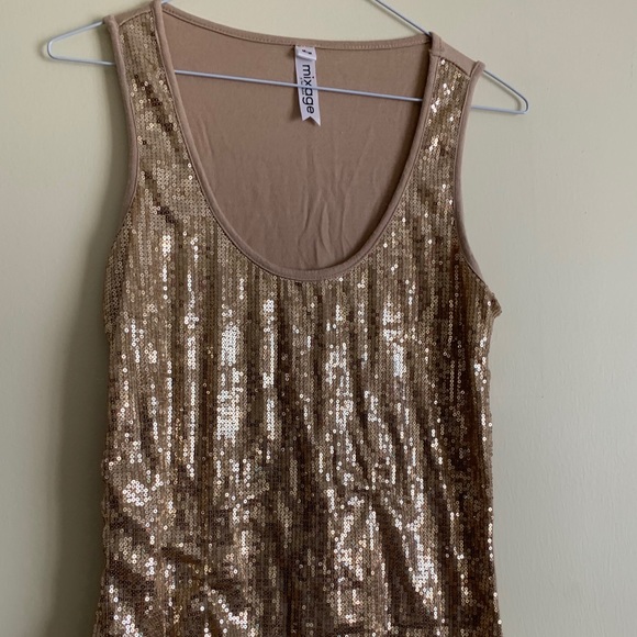 Sequins Long tank - Picture 2 of 6